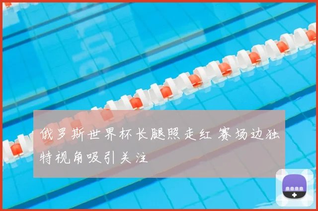 俄罗斯世界杯长腿照走红 赛场边独特视角吸引关注